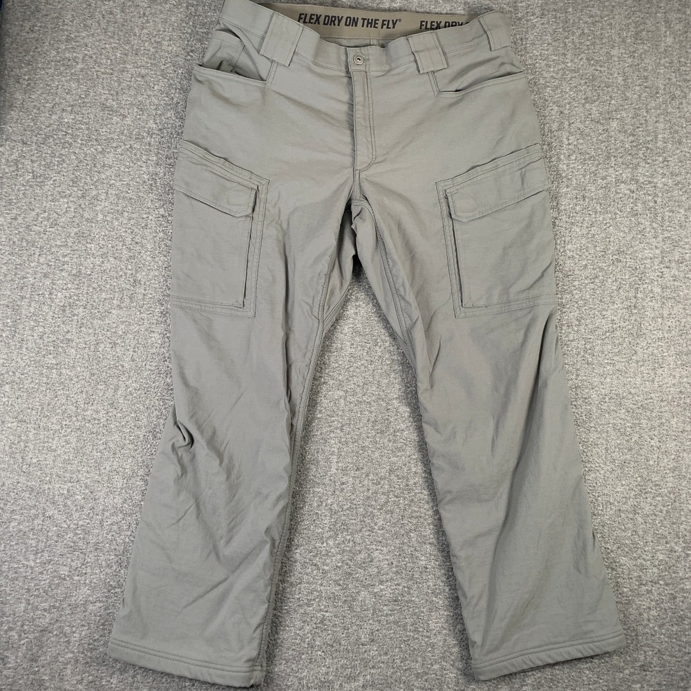 Duluth Pants Men 40x31 Flex Dry On The Fly Relaxed Fleece Lined